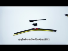 Voor alle soorten ruitenwissen Silicone natuurlijke zwarte ruitenwissen